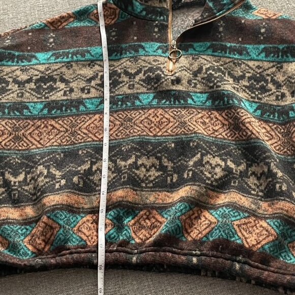 Juniors Cropped Sweater Elephant Pattern by Zaful Size M - Warm Cozy - Picture 6 of 8